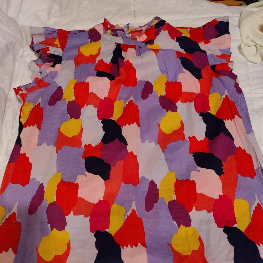 Art Deco Frilly Blouse